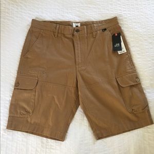 Split Mens Khaki Skateboarding Shorts